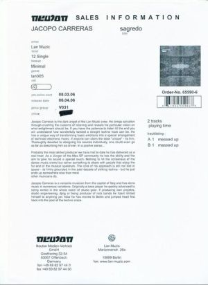Jacopo Carreras - Sagredo (2006)