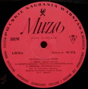 А. Хиольски / Оркестр Польского Радио В Лодзи - Неаполитанские Песни