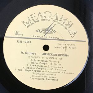 И. Штрaус - Венская Кровь. Фрагменты Из Оперетты