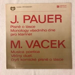 Jiří Pauer / Miloš Vacek - Songs Of Love / Musica Poetica (1986)
