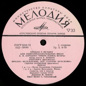 А. П. Бородин - Опера "Князь Игорь"