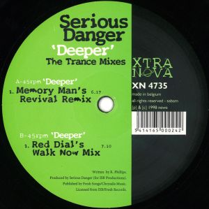 Serious Danger - Deeper (The Trance Mixes) (1998)
