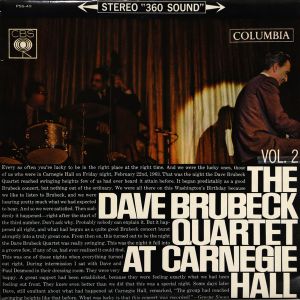 The Dave Brubeck Quartet - At Carnegie Hall (Vol. 2) (1963)