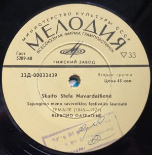 Stefa Navardaitienė - Skaito Stefa Navardaitienė