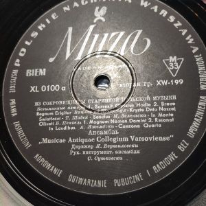 Musicae Antiquae Collegium Varsoviense - Ze Skarbnicy Muzycznej Polskiego Tysiąclecia = From The Musical Treasury Of Polish Millenium