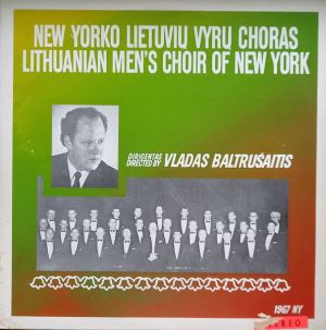 New Yorko Lietuvių Vyrų Choras - New Yorko Lietuvių Vyrų Choras (1967)