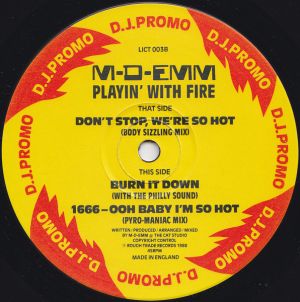 M-D-Emm - Playin' With Fire (1988)