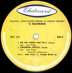 H. Mălineanu - Mă Iubești Sau Nu ? (1963)