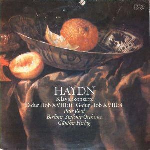 Berliner Sinfonie-Orchester / Haydn / Peter Rösel / Günther Herbig - Klavierkonzerte - D-Dur Hob XVIII:11 - G-Dur Hob XVIII:4 (1982)