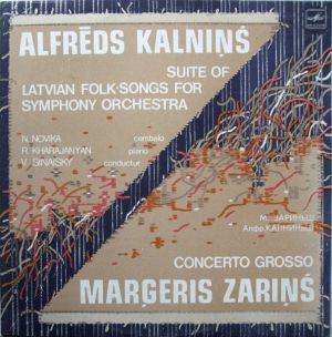 Alfrēds Kalniņš / Marģeris Zariņš - Suite Of Latvian Folk-Songs For Symphony Orchestra / Concerto Grosso (1983)
