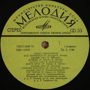 Ренат Ибрагимов - Ренат Ибрагимов (1980)