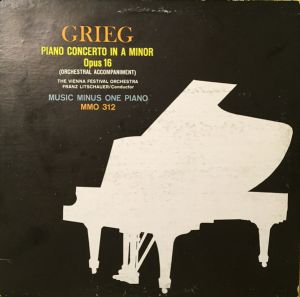 Grieg / The Vienna Festival Orchestra / Franz Litschauer - Piano Concerto In A Minor Opus 16 (Orchestral Accompaniment)