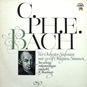 C.Ph.E. Bach / Ars Rediviva Orchestra, Prague / M. Munclinger - Vier Orchester Sinfonien Mit Zwölf Obligaten Stimmen (1971)